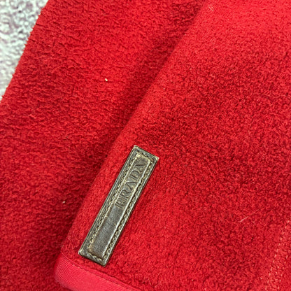 Prada Linea Rossa Ninja fleece back view