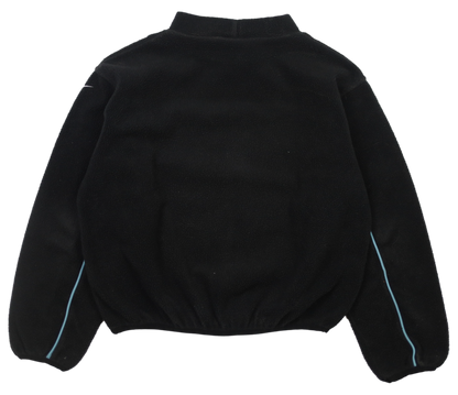 Nike fleece sweatshirt back view in black