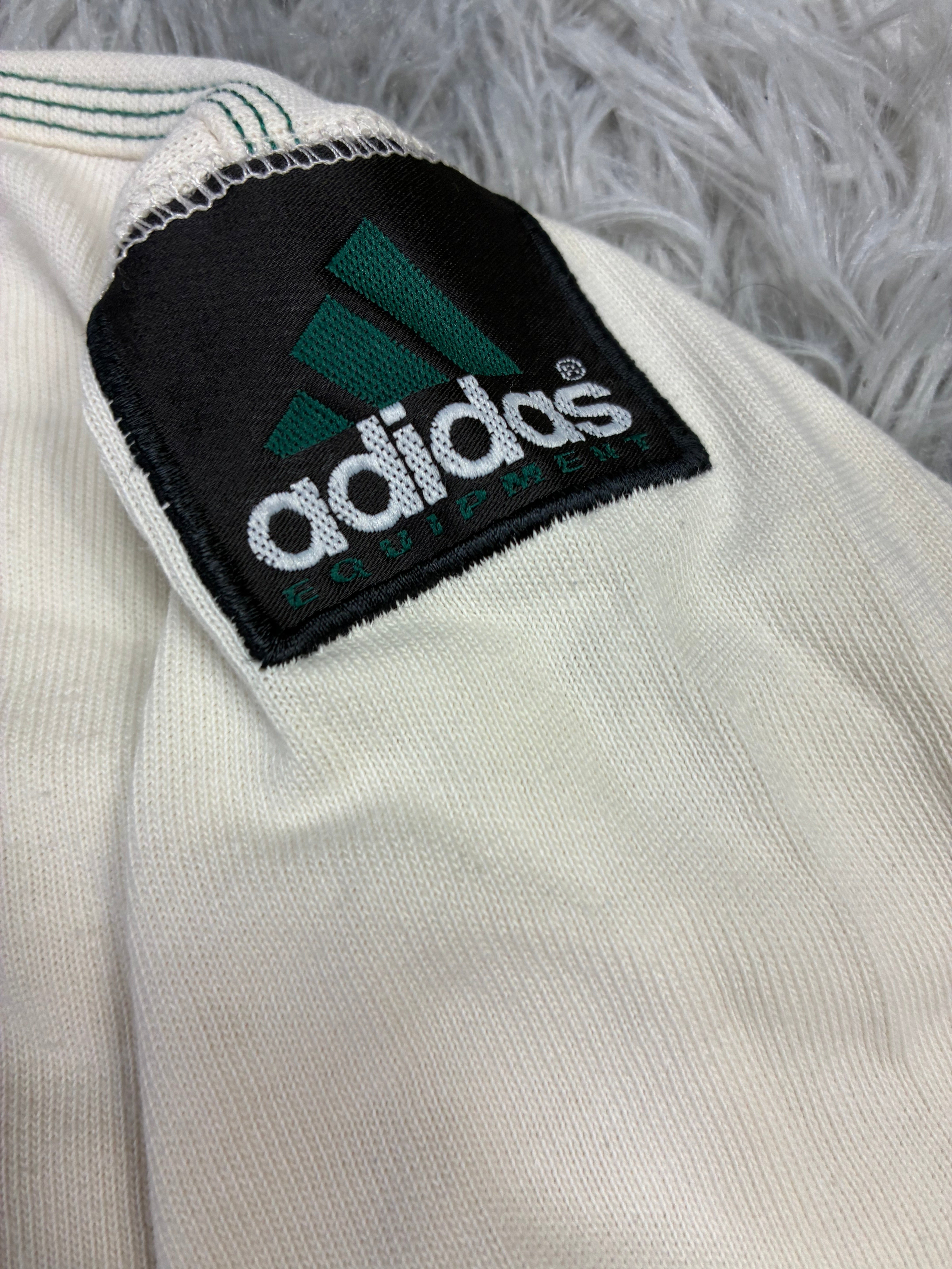 Mens Vintage 90s Adidas Equipment Long Sleeve  Sweatshirt Size L-XL