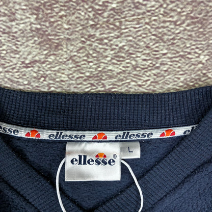 Vintage Ellesse semicircle logo detail