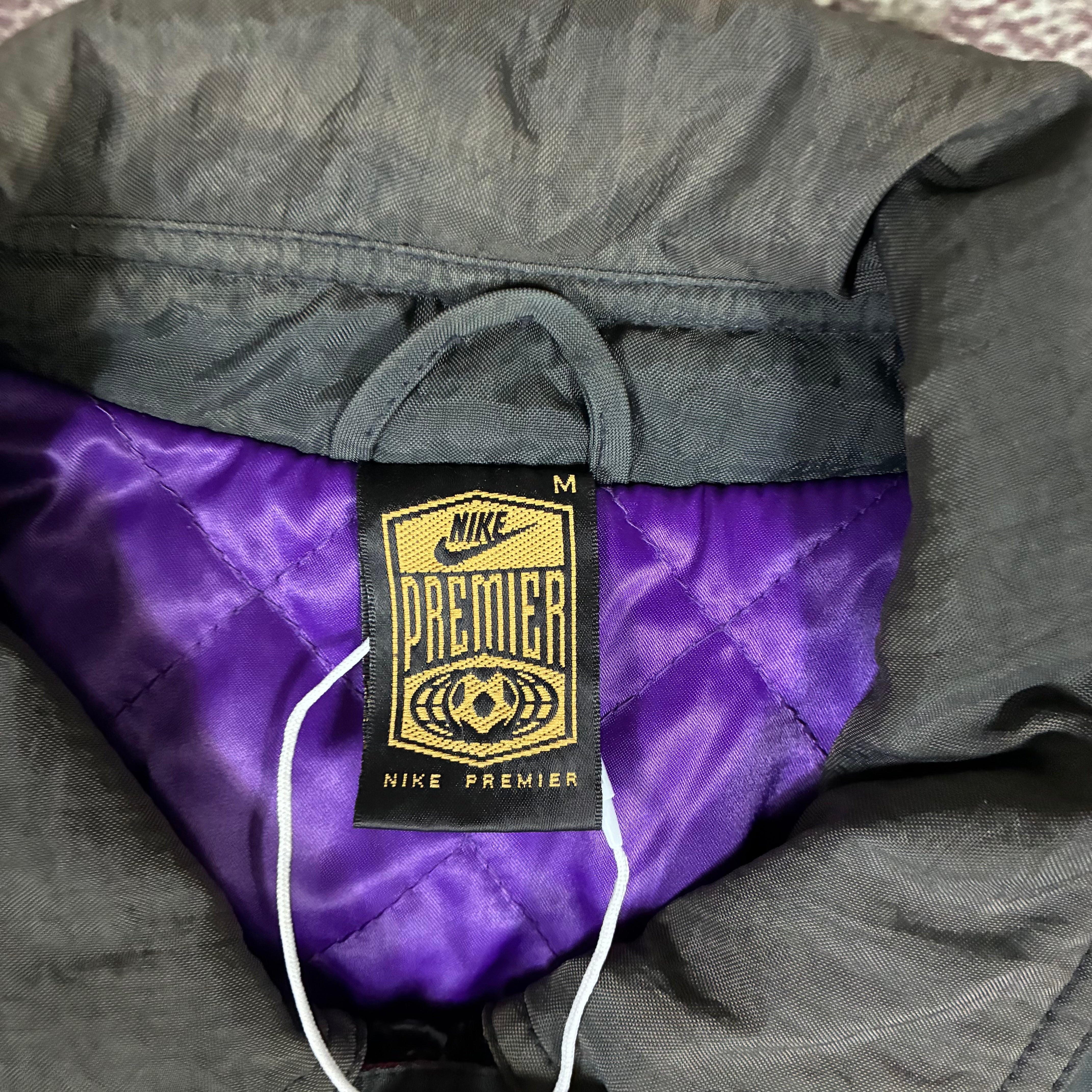 Vintage Men’s  90's Nike Swoosh Premier Parka  Jacket Size L