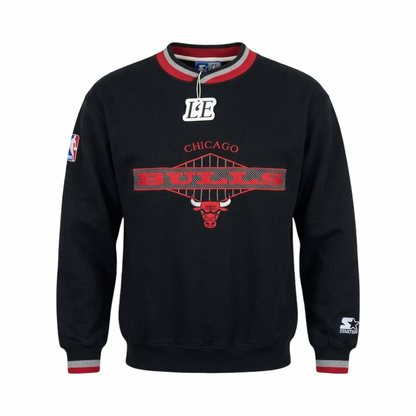 Vintage Mens Starter Chicago Bulls  Big Logo Sweatshirt Size M