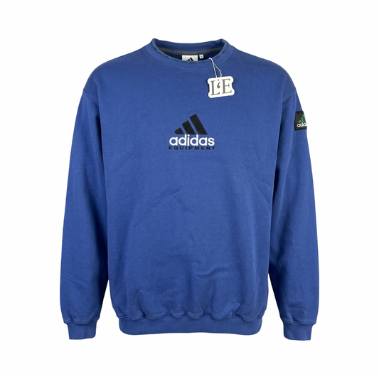 Vintage Men’s 90s  Adidas Equipment Blue Sweatshirt Size  L