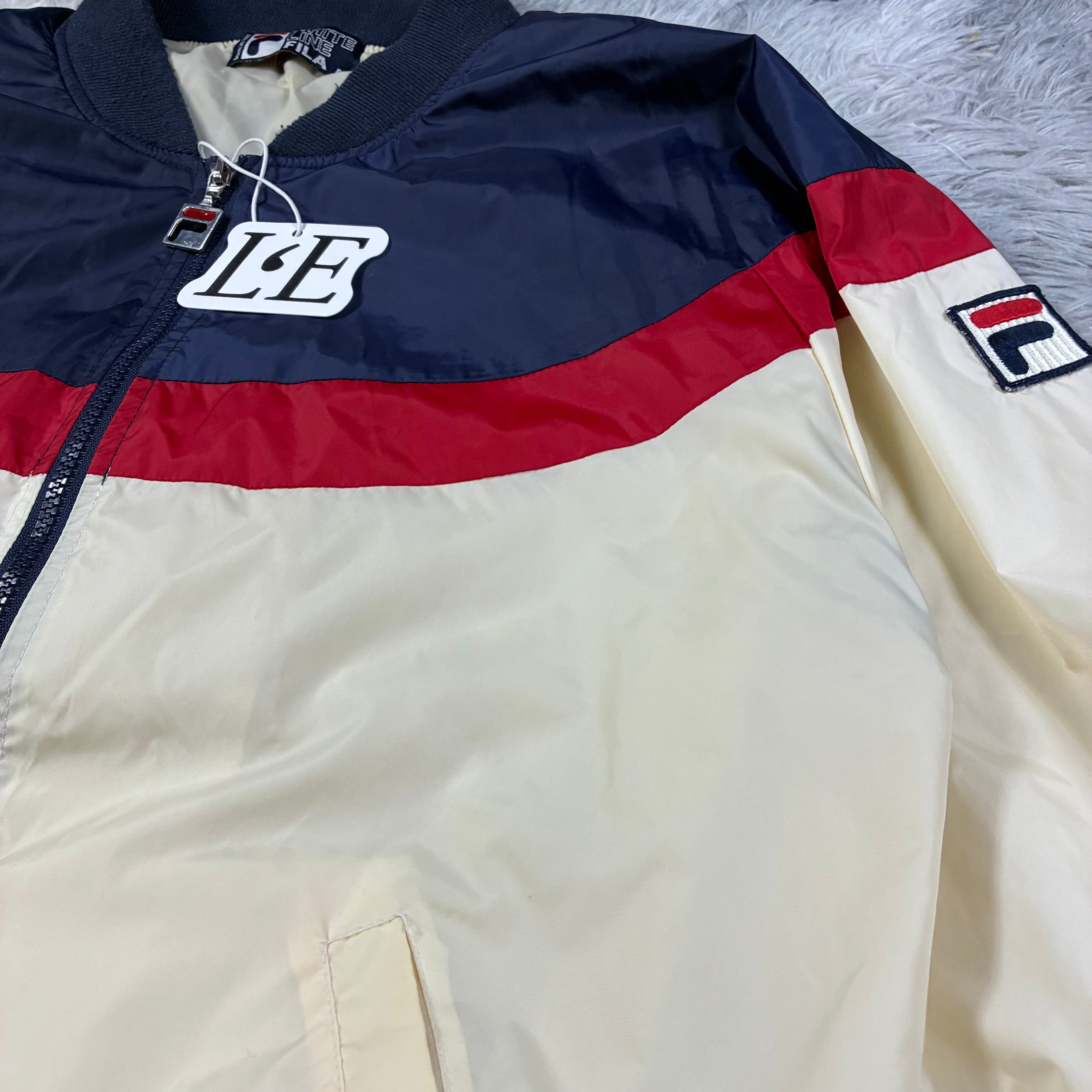 Mens Vintage 80s Casuals Fila Nylon Jacket Size M