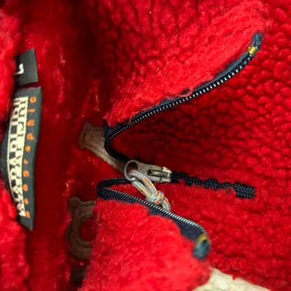Napapijri fleece jacket zipper detail