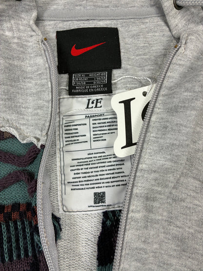 UPCYCLED Nike x Carlo Colucci x COOGI Vintage Zip Hoodie Size XL