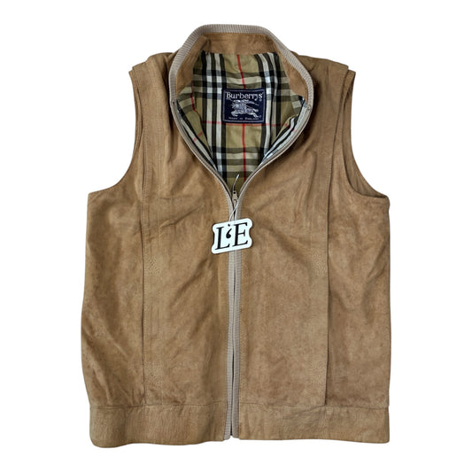 Women’s Burberrys Leather Vest  Size M