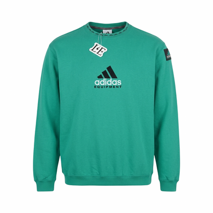 Vintage Mens 90s  Adidas Equipment Green Sweatshirt Size  M