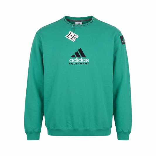 Vintage Mens 90s  Adidas Equipment Green Sweatshirt Size  M