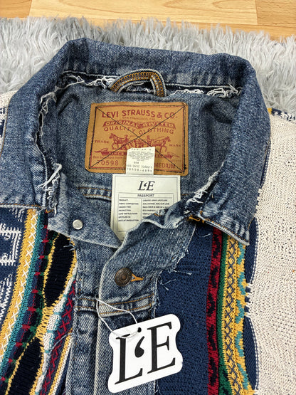 UPCYCLED! Levi's Denim Jacket  Handmade x COOGI Size M