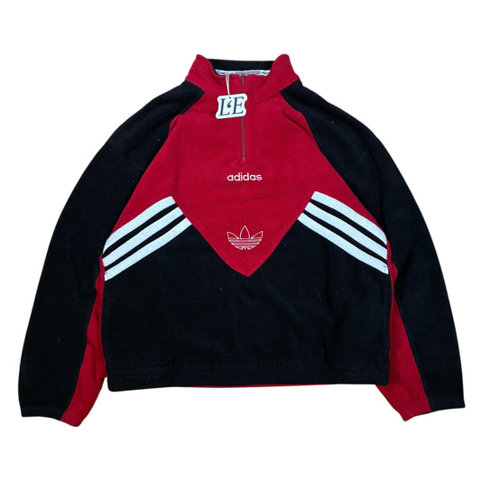 Herren Adidas Vintage 90er Fleecejacke Größe L