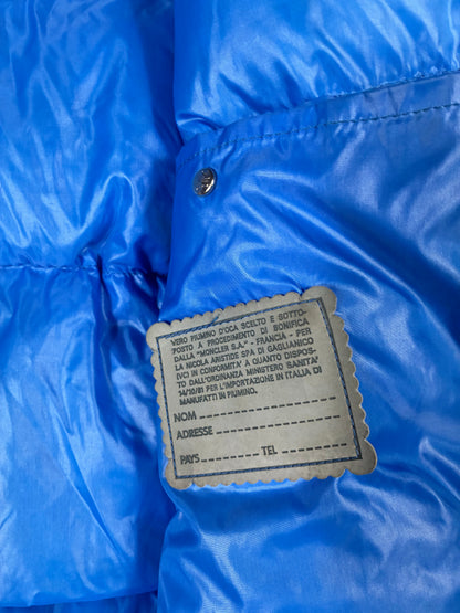 Vintage Moncler Grenoble size tag close-up