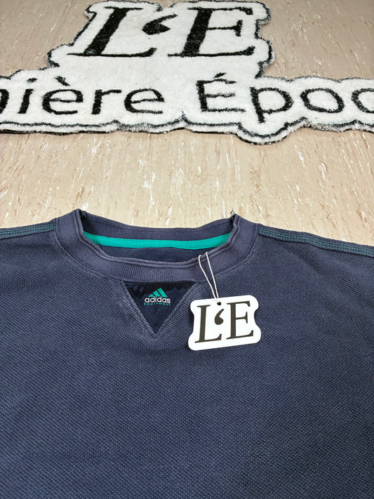 Vintage Men’s 90s  Adidas Equipment Blue Sweatshirt Size M