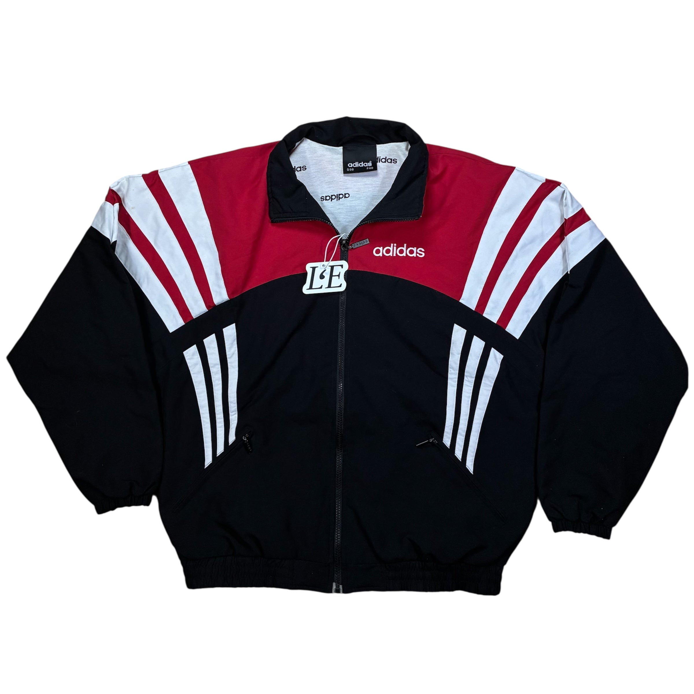 Vintage Mens 90s  Adidas Track Jacket Y2K  Windbreaker Size M