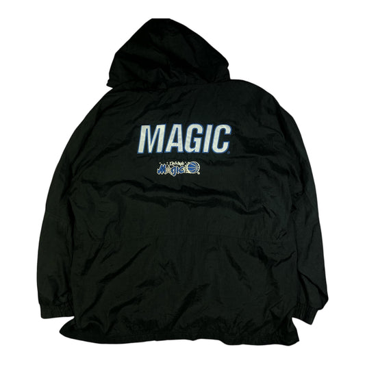 Vintage 1990er Orlando Magic NBA Starter Pro Line Quarter Zip Jacke Größe XL