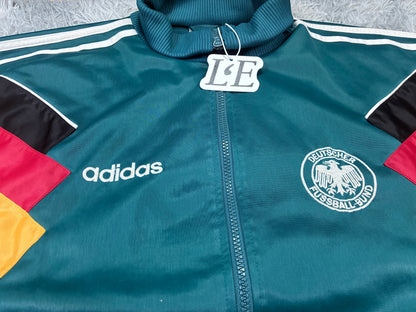 Adidas Germany Euro 96 jacket crest close-up