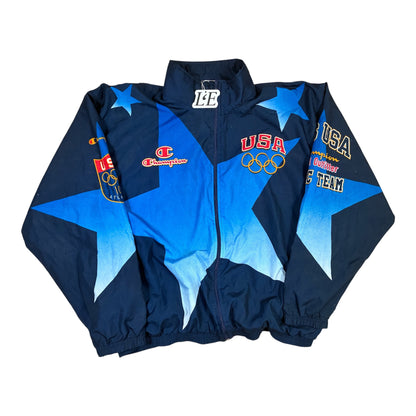 Mens Champion USA 1996 OLYMPIC Games Atlanta  Track Jacket Size XL