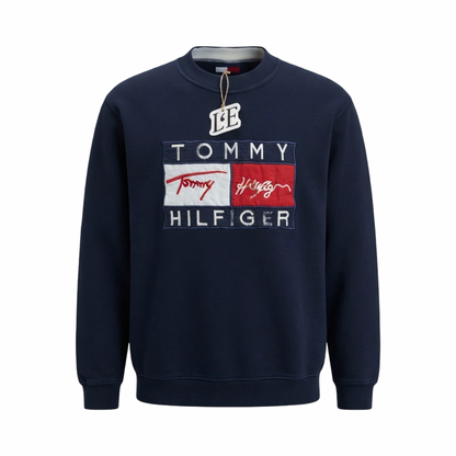 Vintage Mens Tommy Hilfiger  Sweatshirt Big Logo Size M-L