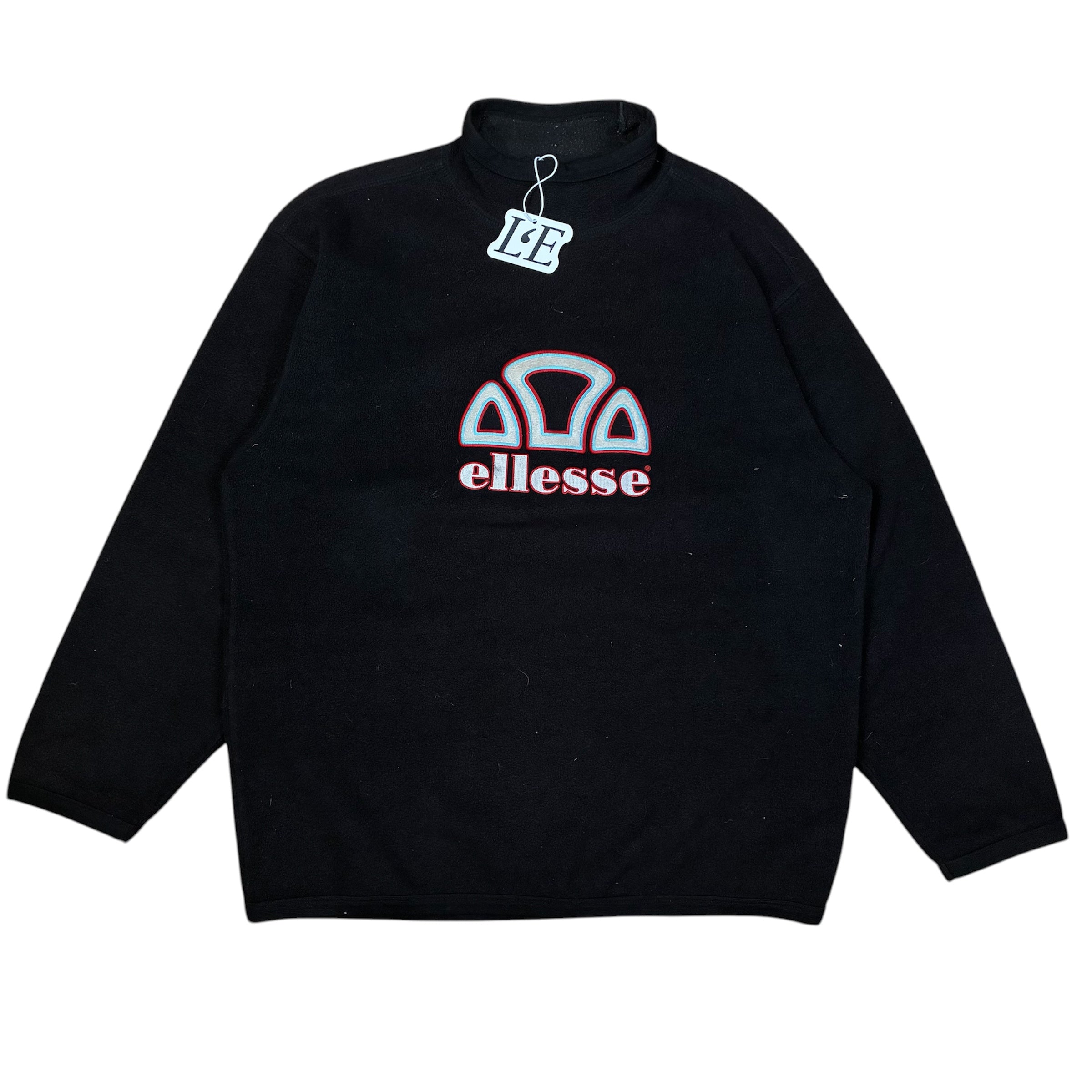 Vintage Mens 90s Ellesse Fleece Sweatshirt Size S-M