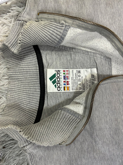 Mens Vintage 90s Adidas Equipment 1/4 Zip Pullover Sweatshirt Size L-XL