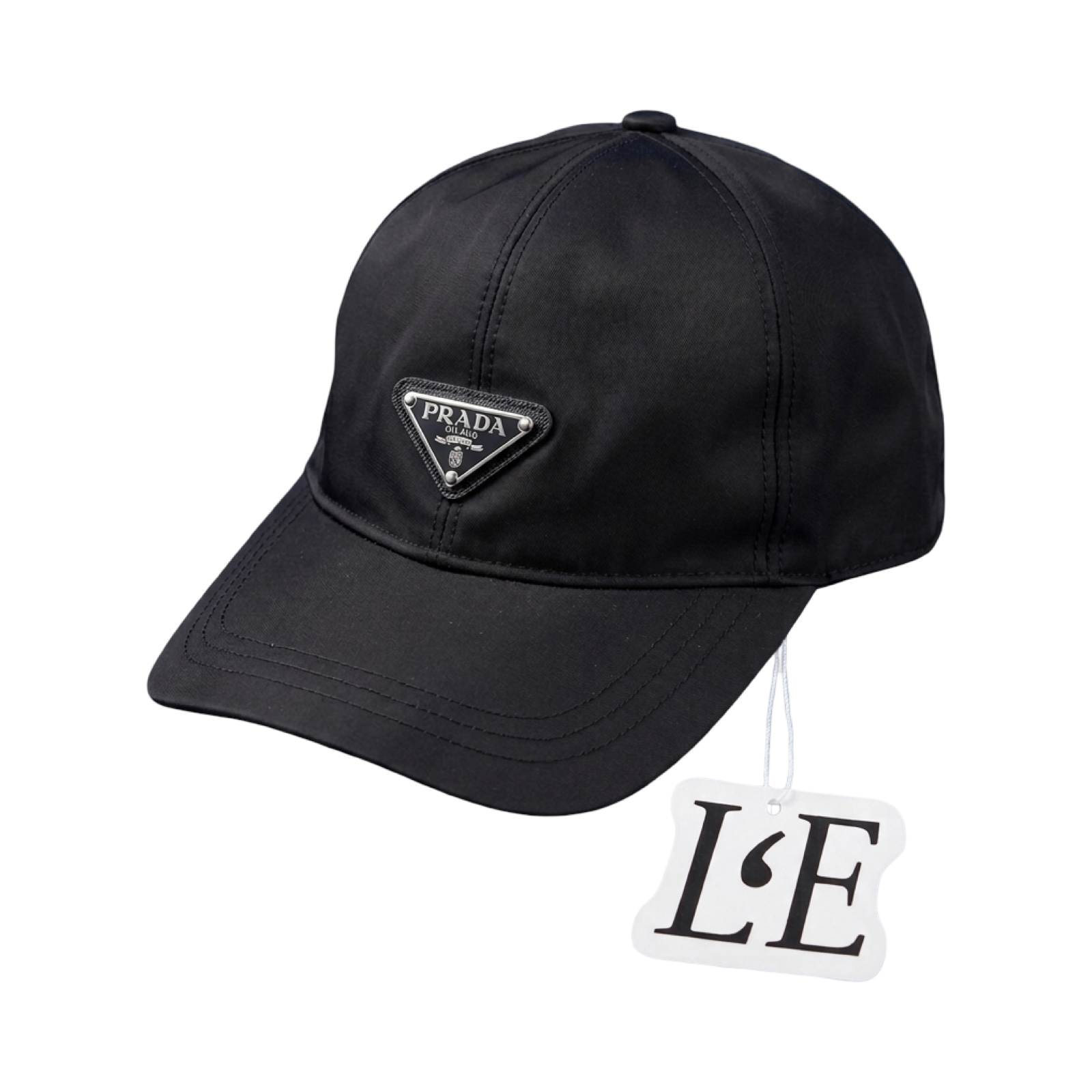 Prada Re-Nylon Baseball Cap Black