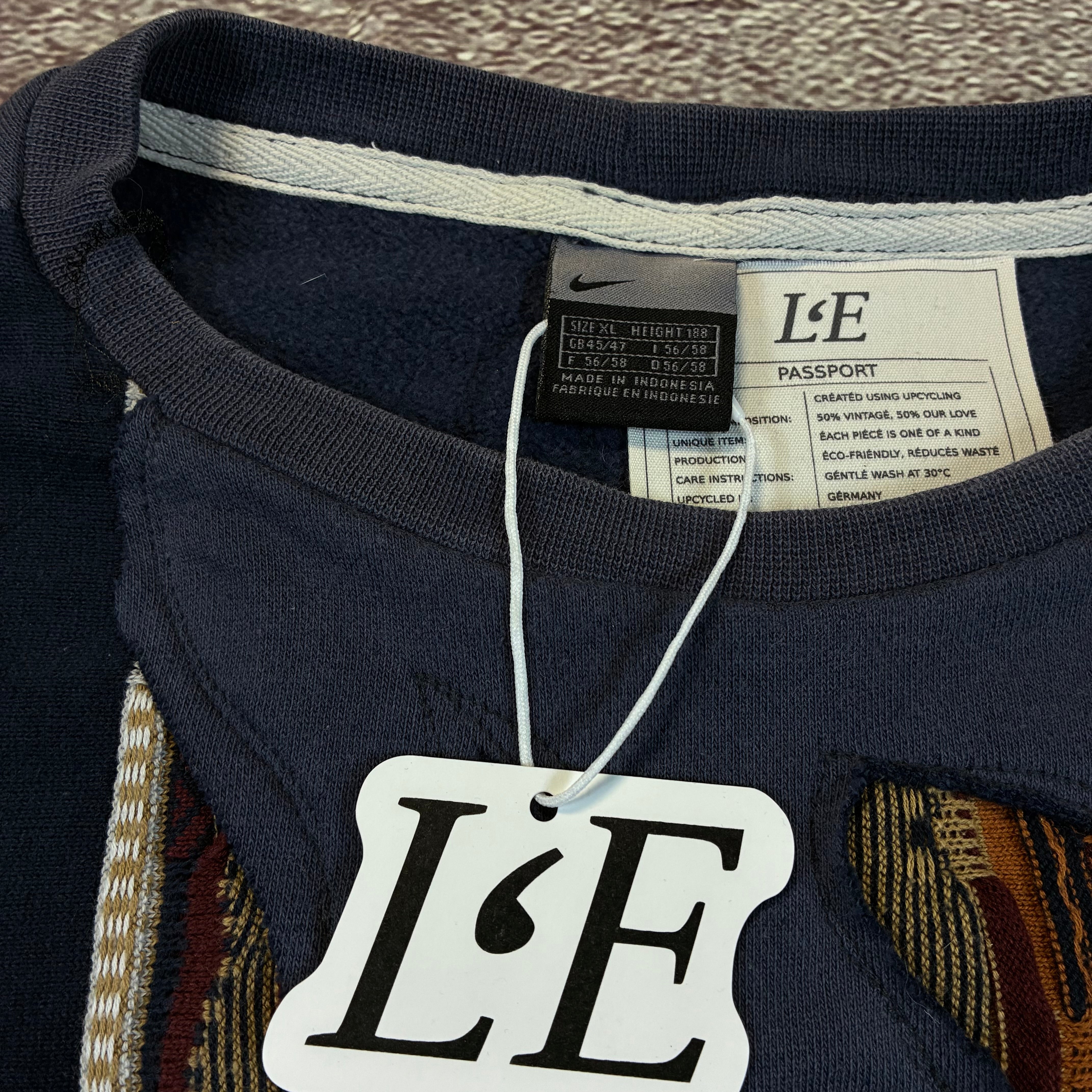 UPCYCLED Nike x Carlo Colucci x COOGI Vintage Sweatshirt Size M