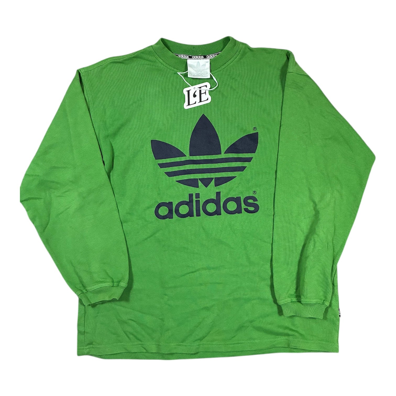 Men’s Adidas 90s Sweatshirt Center Logo Size M-L