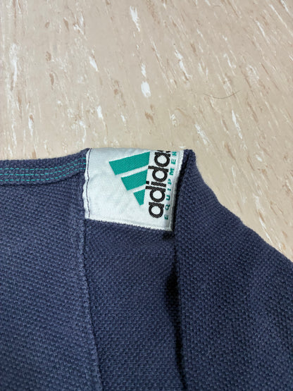 Vintage Men’s 90s  Adidas Equipment Blue Sweatshirt Size M