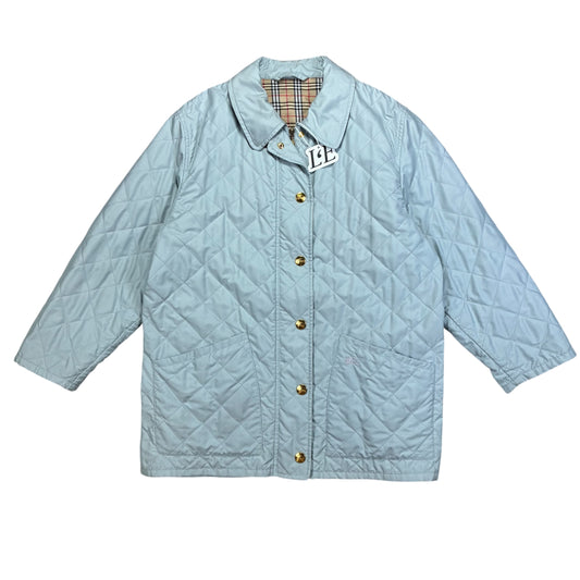 Damen Burberrys 90er Jahre Vintage Steppjacke Wasserdicht Größe M-L