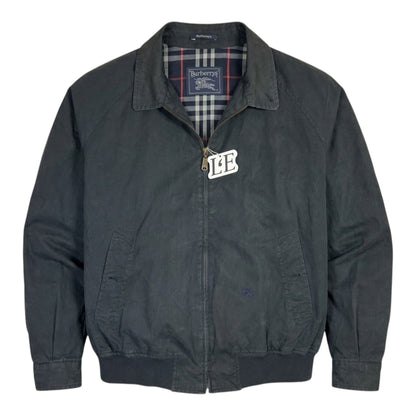 Mens Vintage 90s Burberrys England Harrington Jacket Nova Checked Size L