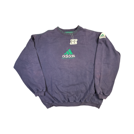 Vintage Mens 90s  Adidas Equipment Green Sweatshirt Size  L