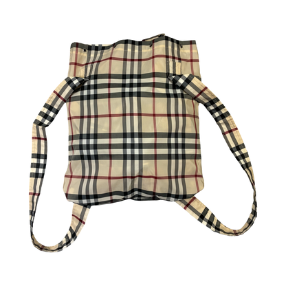 Womens Burberry Nova Check Full Zip Lightweight Packable Jacket Size M