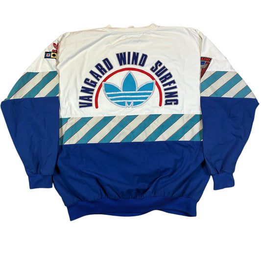 Vintage 1980s Adidas Vangard Wind Surfing Sweatshirt Size L-XL