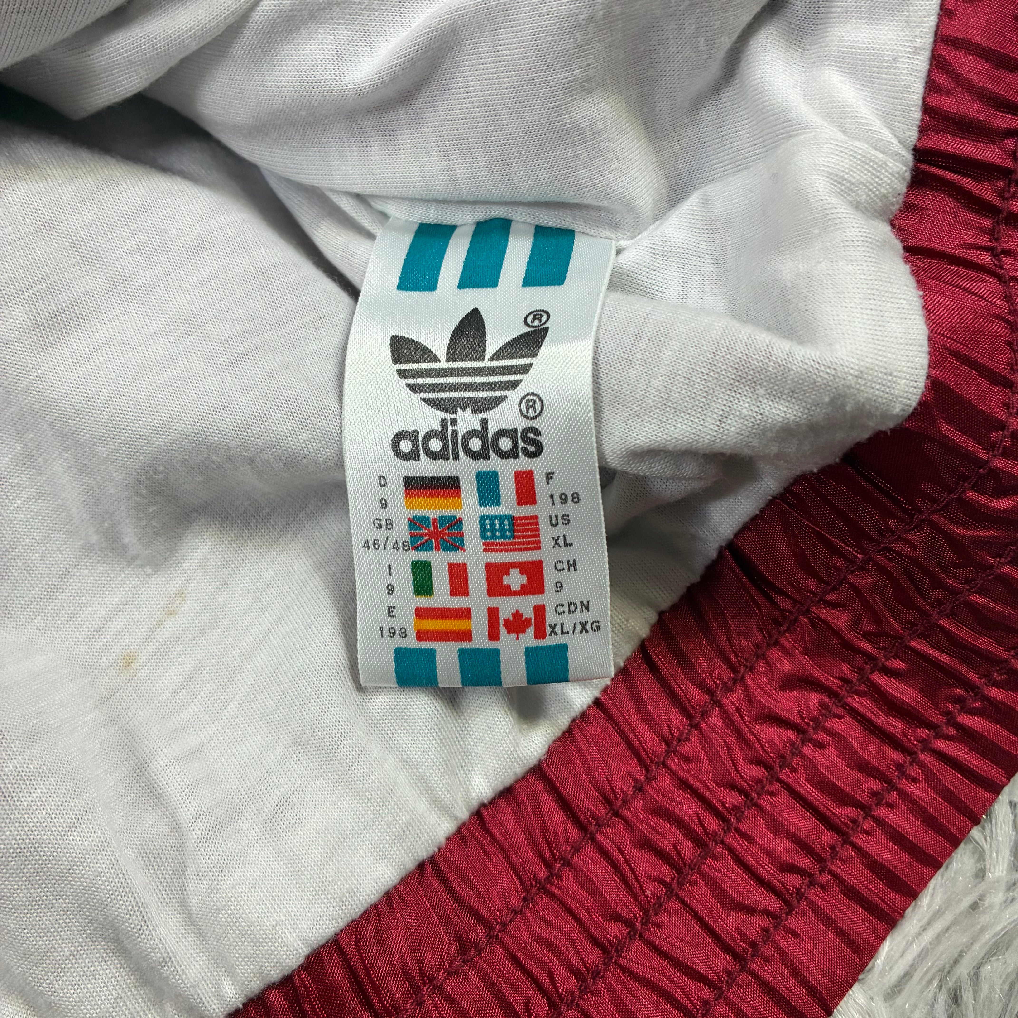 Mens 90s Adidas Track Jacket Size L-XL