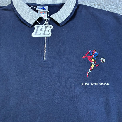 Herren Adidas WM 1974 Franz Beckenbauer Sweatshirt Größe L - XL