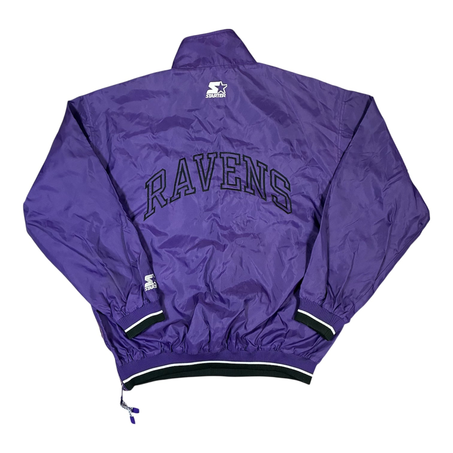 Vintage Mens Starter Baltimore Ravens Windbreaker Size L