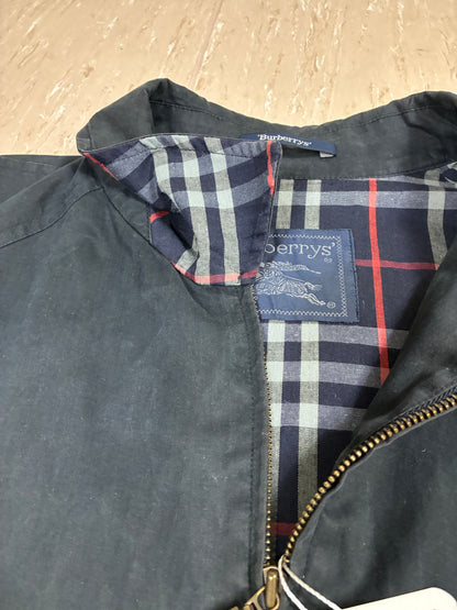 Mens Vintage 90s Burberrys England Harrington Jacket Nova Checked Size L