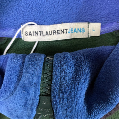 Mens Yves Saint Laurent Vintage Fleece Jacket Size L
