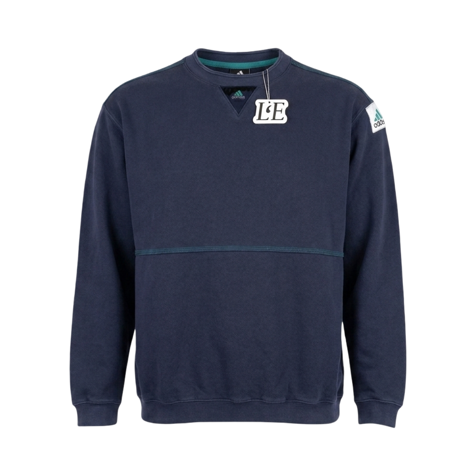 Vintage Men’s 90s  Adidas Equipment Blue Sweatshirt Size M