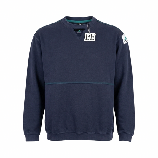 Vintage Men’s 90s  Adidas Equipment Blue Sweatshirt Size M