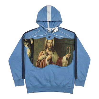 UPCYCLED Nike Vintage x Jesus Hoodie