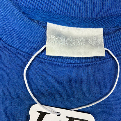 Vintage Mens Adidas Olympics Sweatshirt Blue Size M-L