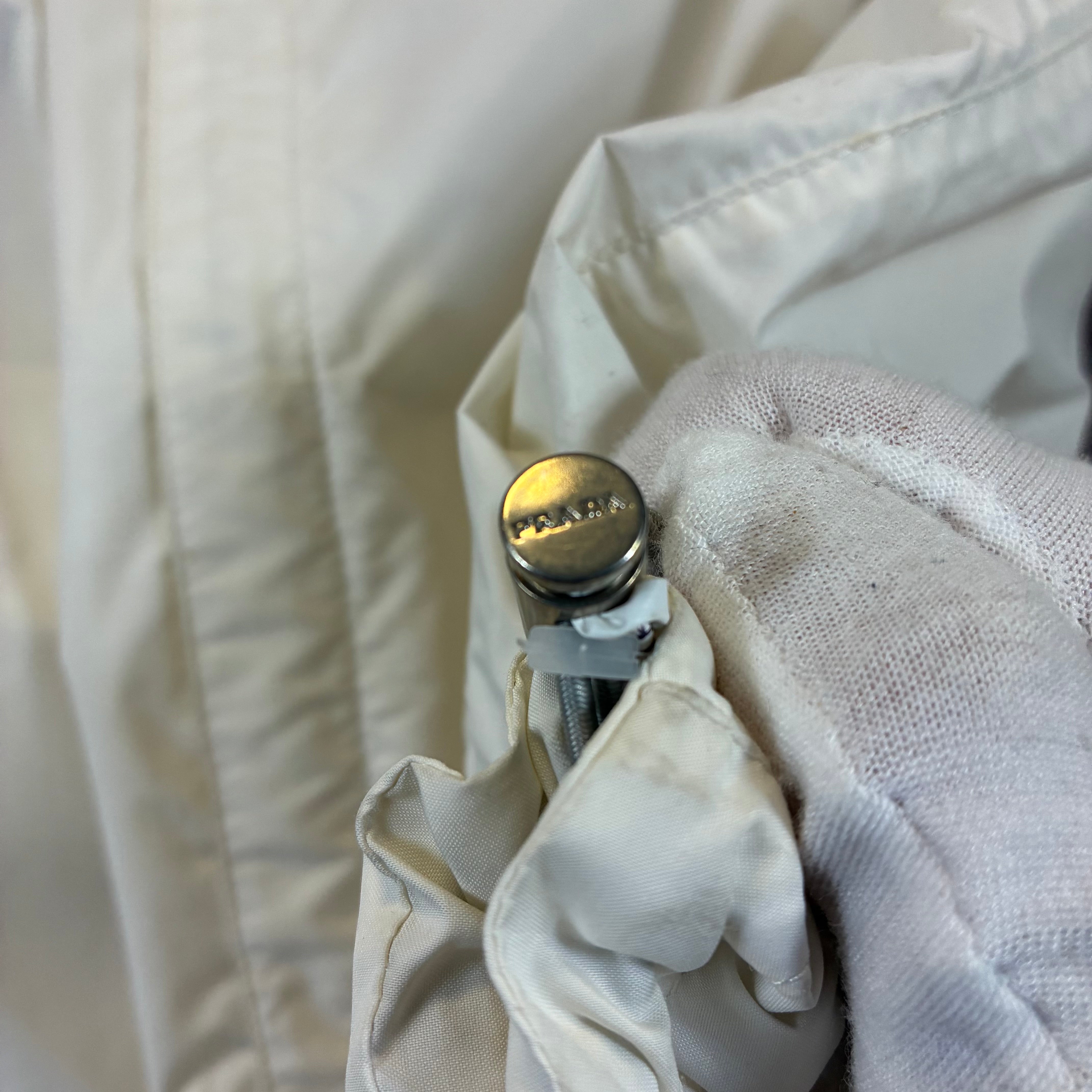 Men’s Prada Nylon Red Tab Packable Jacket Size S-M