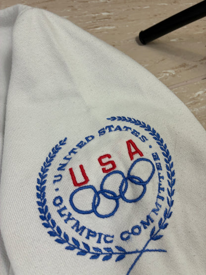 Mens Adidas Vintage USA Olympia Sweatshirt 1932 LAKE Placid Winter Size L-XL