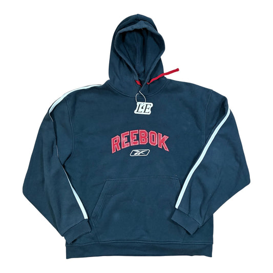 Vintage Herren 90er Reebok Hoodie Big Logo Größe M