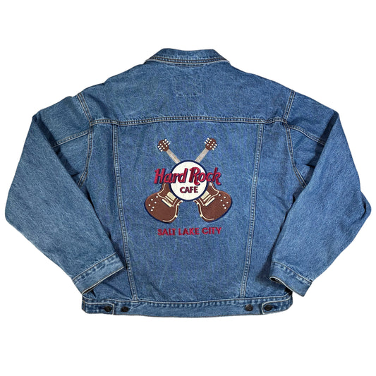 Vintage Herren Hard Rock Cafe Orlando Jeansjacke Größe M