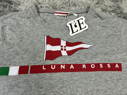 Vintage Womens  Prada Luna Rossa Flag T-Shirt Size M