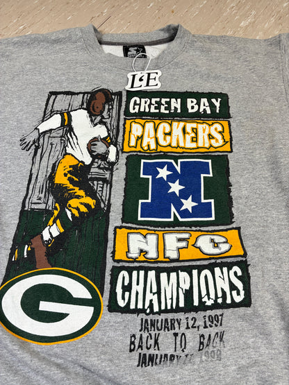 Vintage Mens Starter Green Bay Packers 1997 Sweatshirt Size M