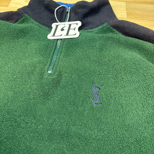 Herren Yves Saint Laurent Vintage Fleecejacke Größe L