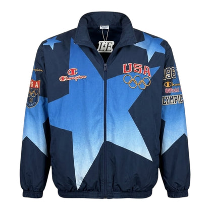 Mens Champion USA 1996 OLYMPIC Games Atlanta  Track Jacket Size XL